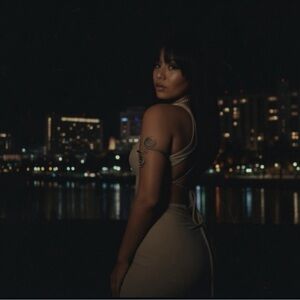 Boutique 9 Cream Backless Dress